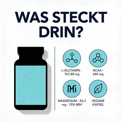 DR.GRUNWALD Muskel Relax, Aminosäuren + Magnesium, 90 Kapseln vegan