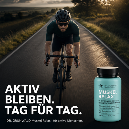 DR.GRUNWALD Muskel Relax, Aminosäuren + Magnesium, 90 Kapseln vegan